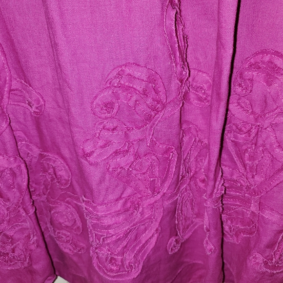 Linen top by Trenz 1X - Picture 3 of 4